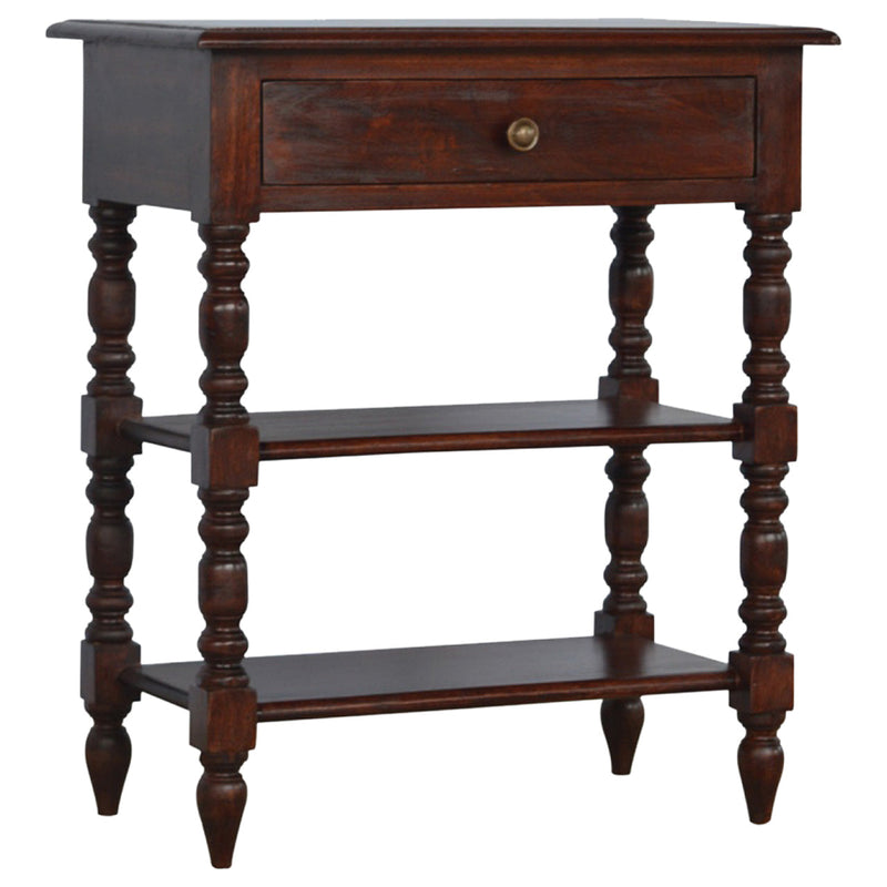 Turned Occasional Table w/1-Drawer Artisan