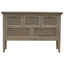 Grey Wash 5 Shutter Buffet Sideboard