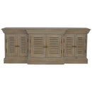 Grey Wash Shutter TV Cabinet