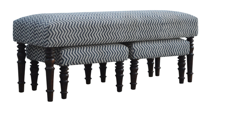 Natural Jute Set of 3 Benches