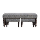 Natural Jute Set of 3 Benches