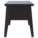 Walnut Hallway Storage Bench