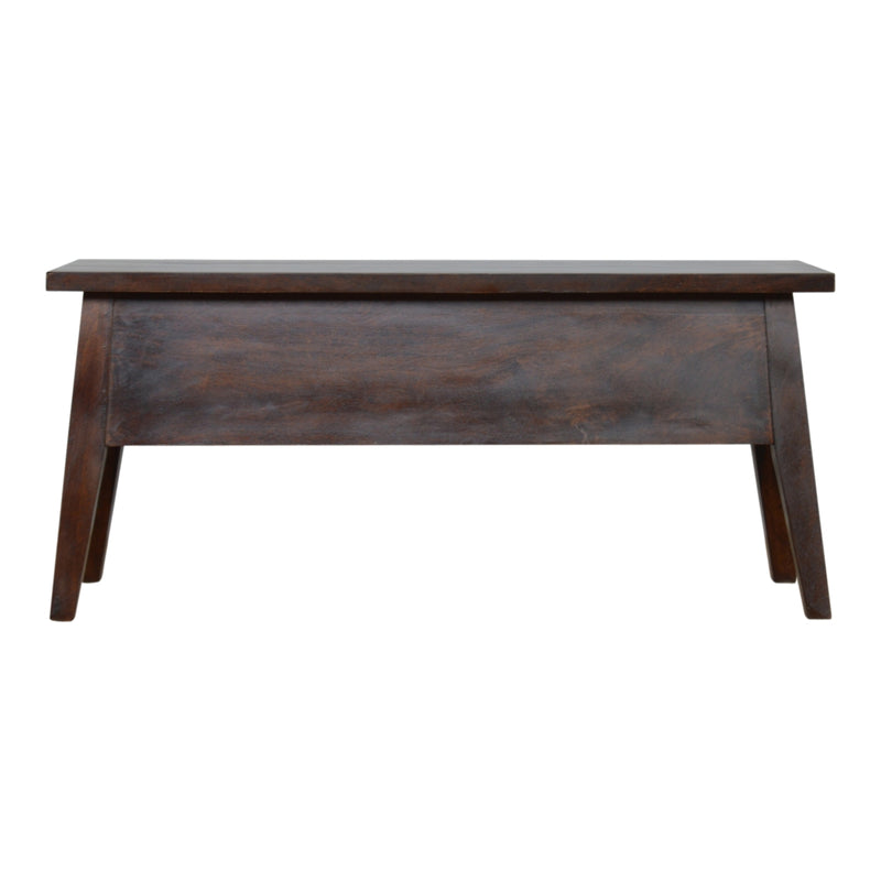 Chestnut Lid Up Storage Bench