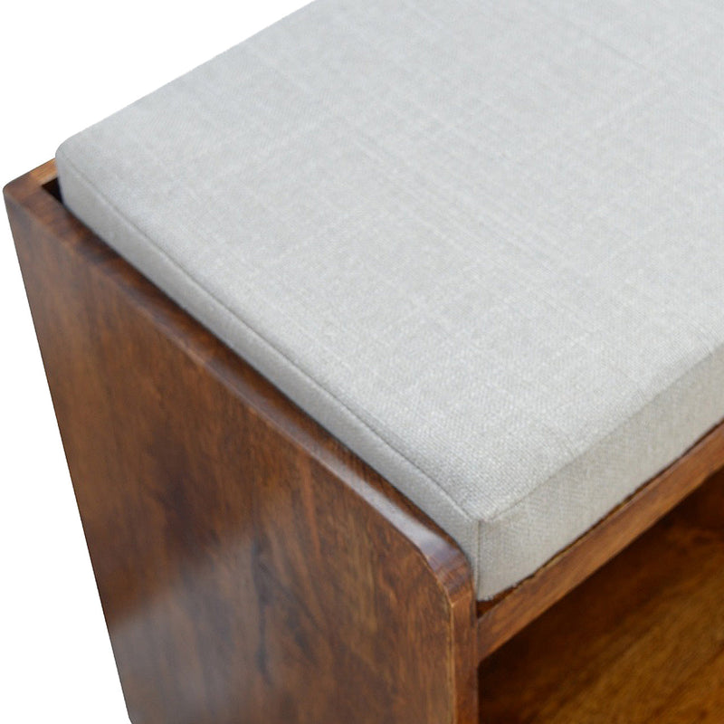 Mud Linen Shoe Bench Artisan