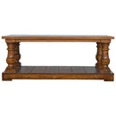 Square Turned Country Coffee Table