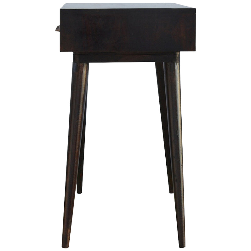 Walnut Open Shelf Writing Desk