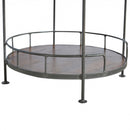 Industrial Round 3-Tier Butler Tray Table Artisan
