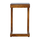 Chestnut Finish One-sided End Table