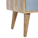 Removeable Grey and White Nightstand