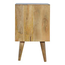 Removeable Grey and White Nightstand