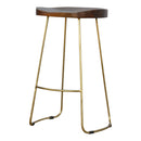 Gold Iron Bar Stool