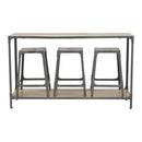 Hallway Console with 3 Stools