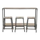 Hallway Console with 3 Stools