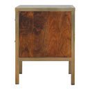 Gold Iron Frame Nightstand