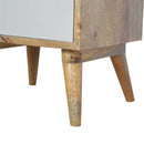 Pink Hand Painted Cut out Nightstand