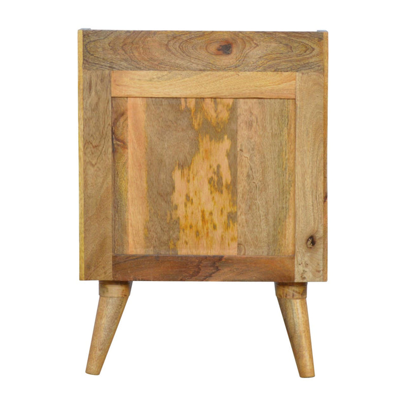 Pink Hand Painted Cut out Nightstand