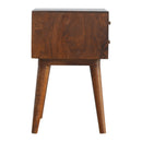 Geo Brass Inlay Nightstand Artisan