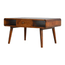 Curved Chestnut Coffee Table Artisan