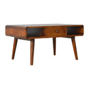 Curved Chestnut Coffee Table Artisan