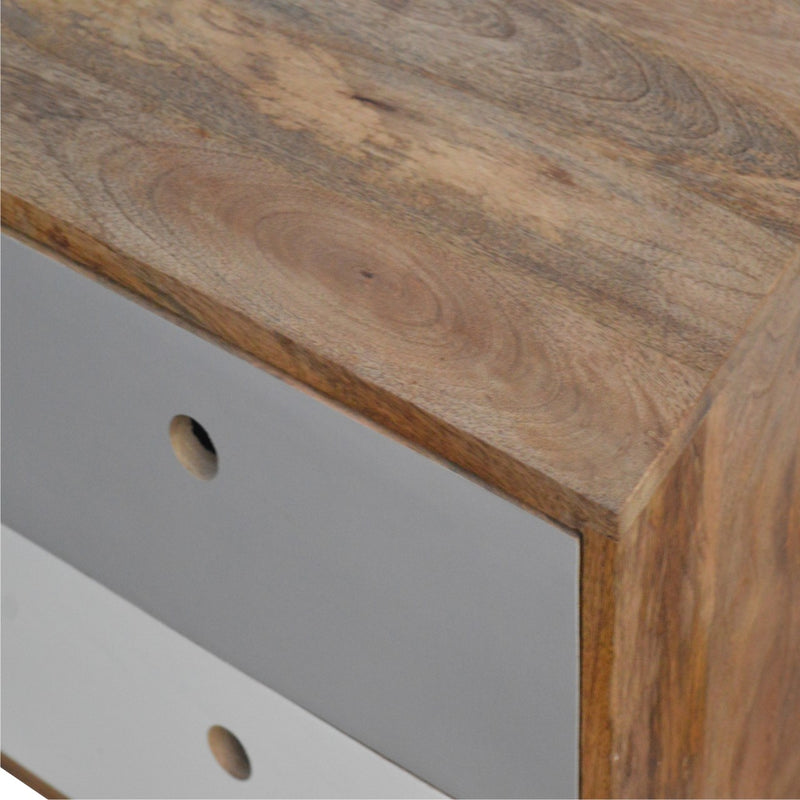 Two Tone Hand Painted Nightstand