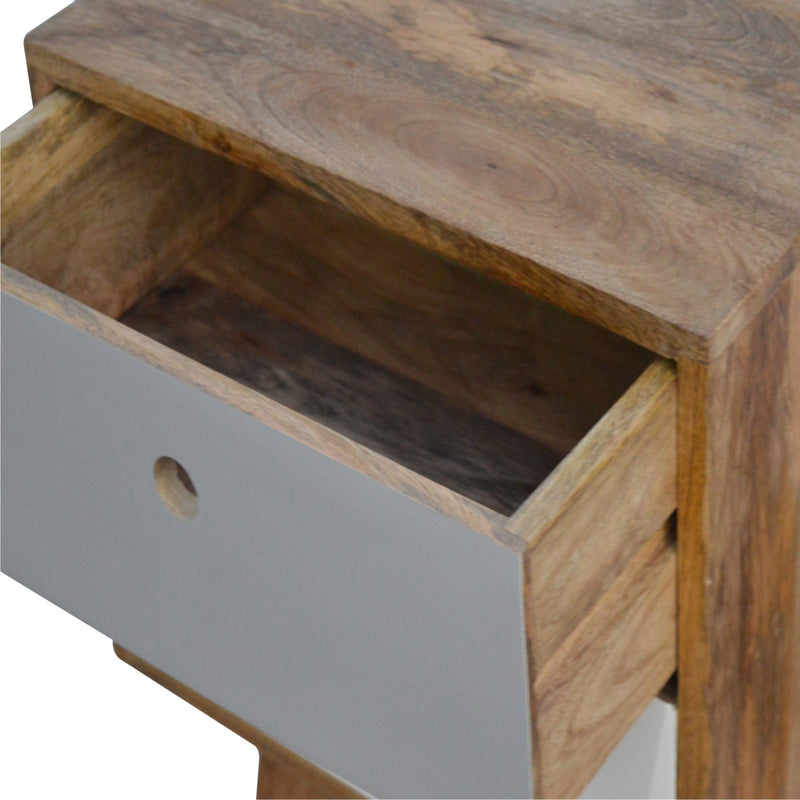 Two Tone Hand Painted Nightstand