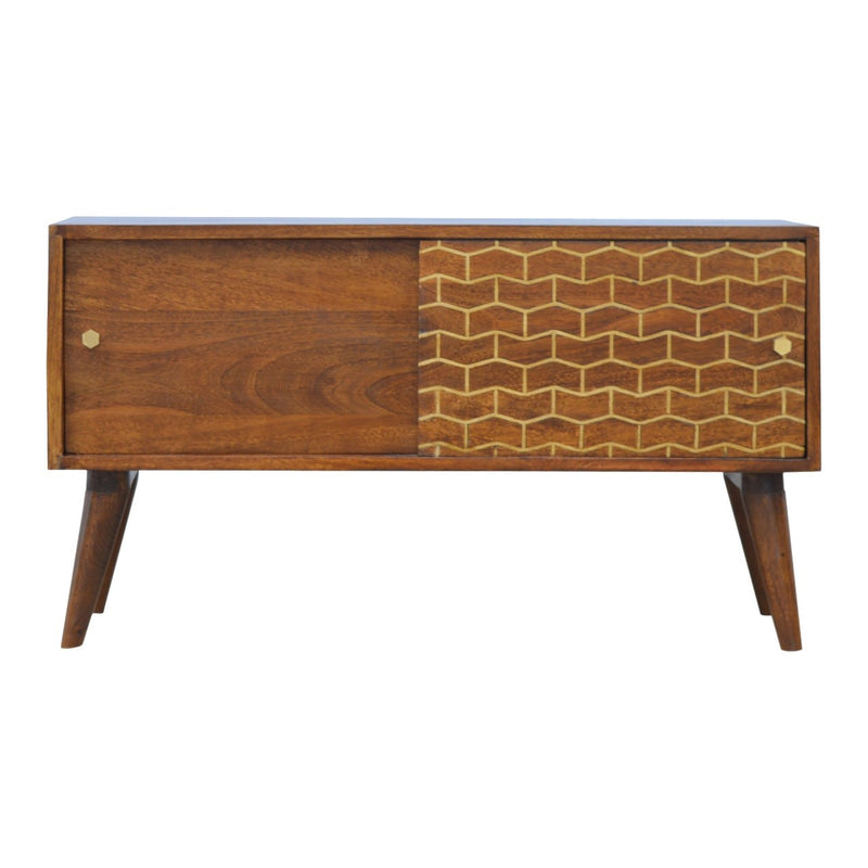 Gold Art Pattern Sideboard