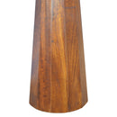 Geometric Brass Inlay End Table