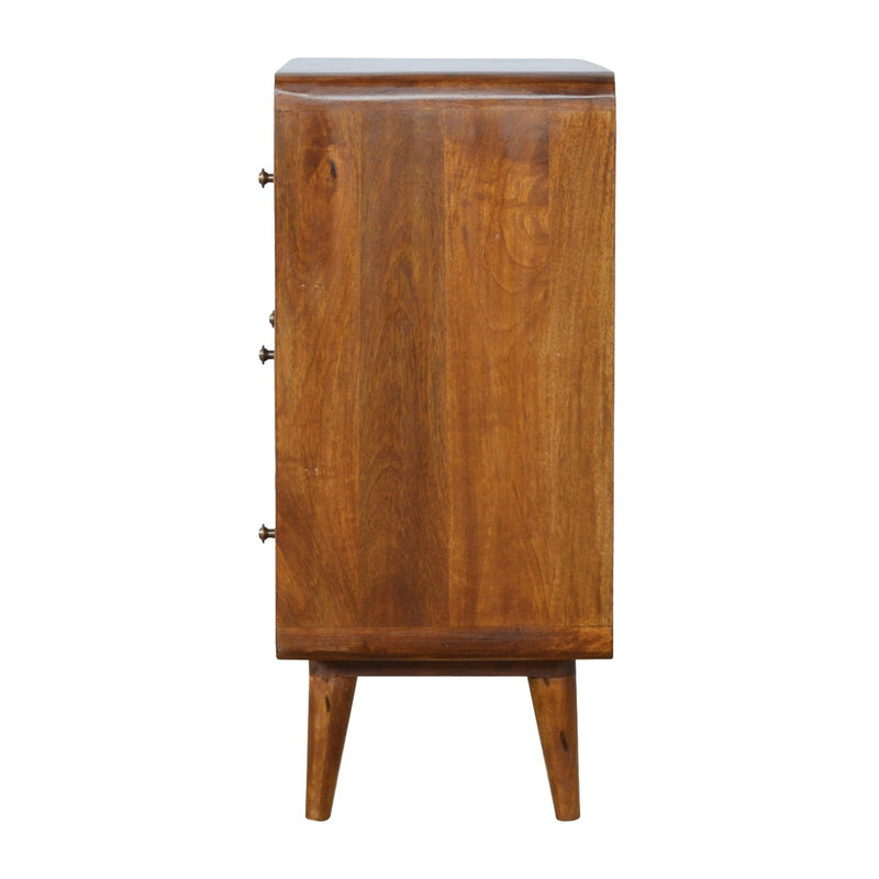 Curved Chestnut Chest Artisan