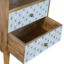 Prima Nightstand with Open Slot