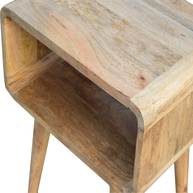 Curved Open nightstand Artisan