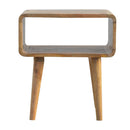 Curved Open nightstand Artisan