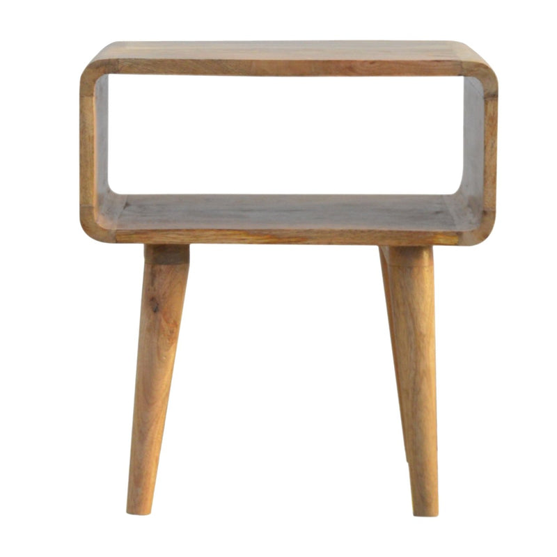 Curved Open nightstand Artisan