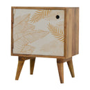 Leaf Screen-printed Nightstand