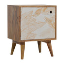 Leaf Screen-printed Nightstand