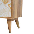 Leaf Screen-printed Nightstand