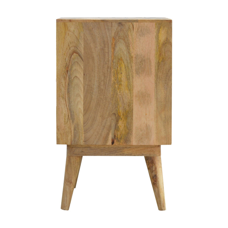 Leaf Screen-printed Nightstand