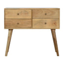 Nordic 4 Drawer Console Table