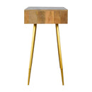 Cement Brass Writing Desk