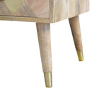 Oak-ish Gold Inlay Coffee Table