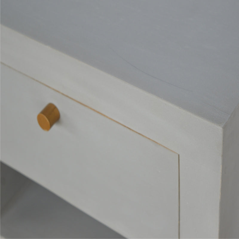 Cement Nightstand with Open Slot