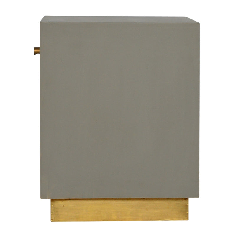 Cement Nightstand with Open Slot