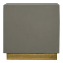 Cement Nightstand with Open Slot