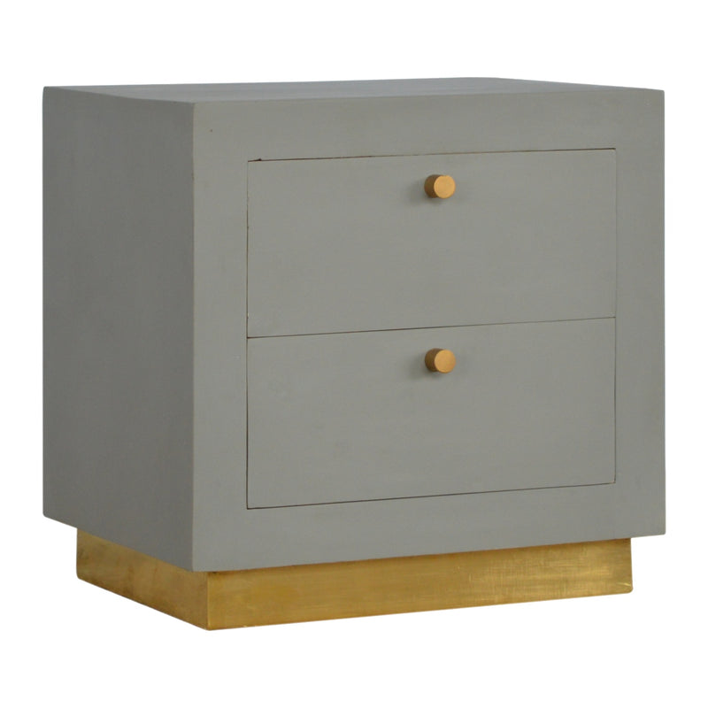 Sleek Cement Nightstand