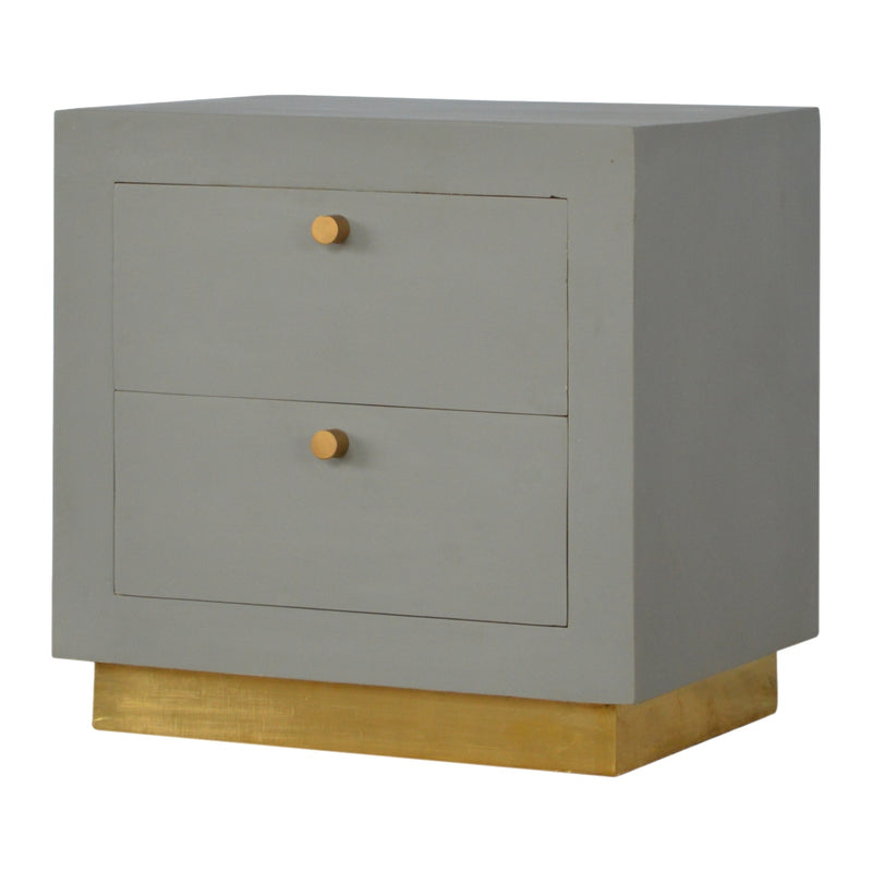 Sleek Cement Nightstand