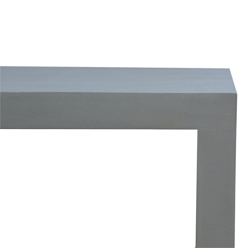 Cement Cube Nightstand Table