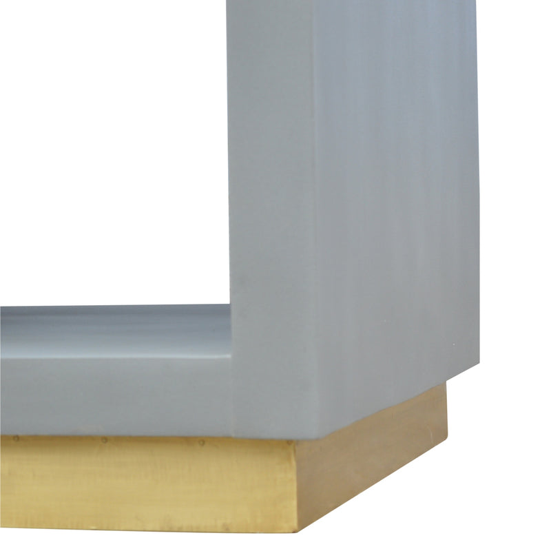 Cement Cube Nightstand Table