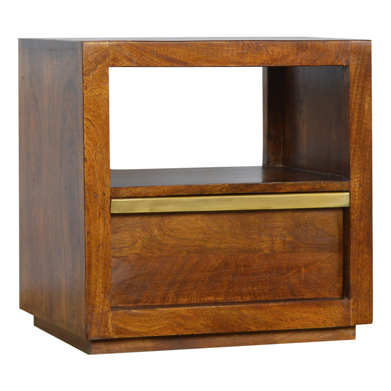 Gold Bar Chestnut Nightstand