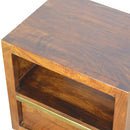 Gold Bar Chestnut Nightstand