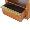 Gold Bar Chestnut Nightstand