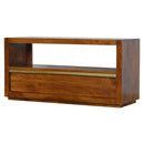 Gold Bar Chestnut TV Stand